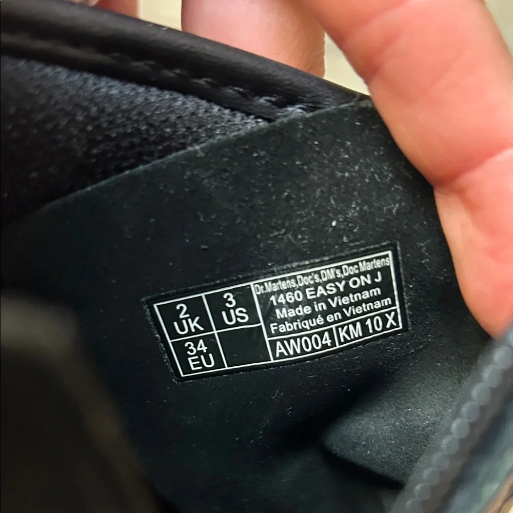 Dr. Martens Black Leather Boots - Picture 2 of 5